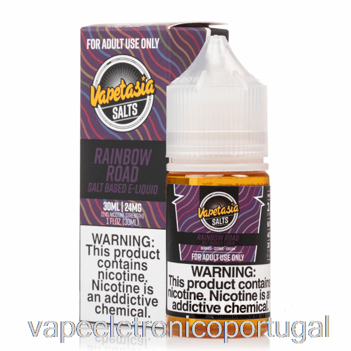 Vape Eletrônico Rainbow Road - Sais De Vapetasia - 30ml 24mg